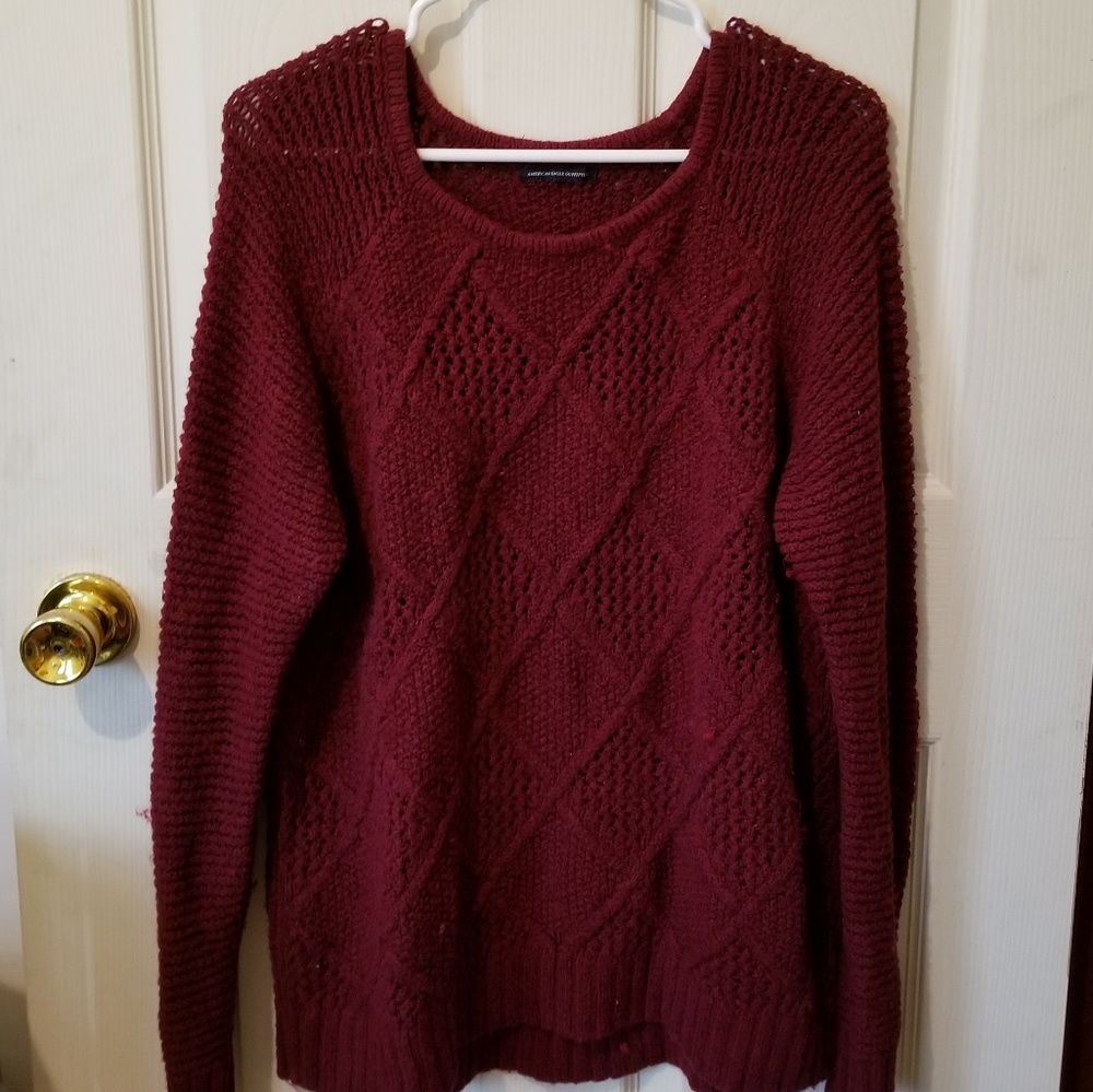 Burgundy Sweater